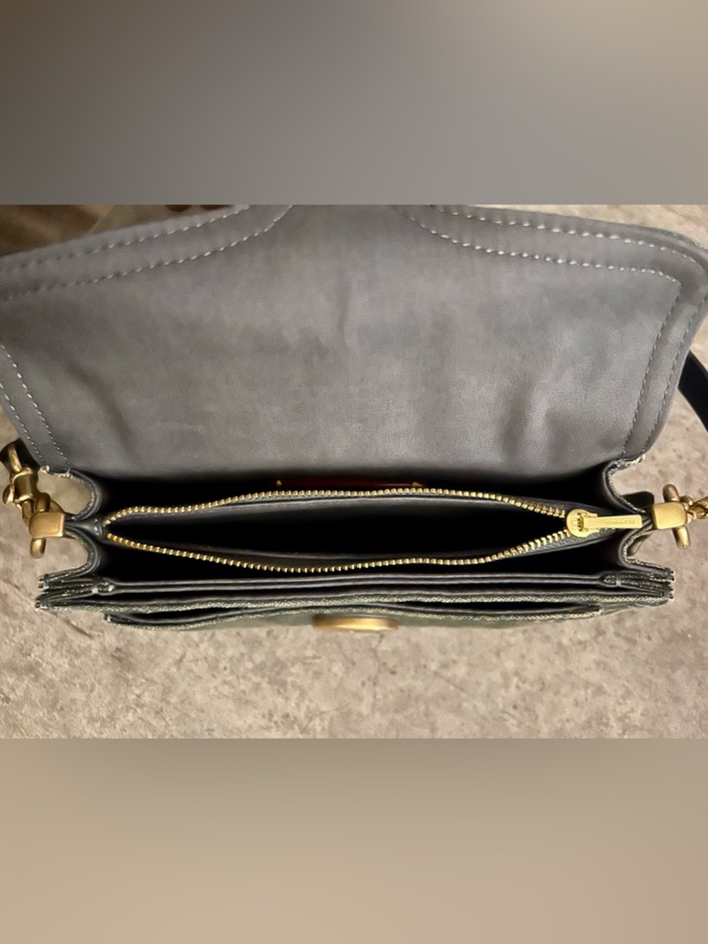 Coach Tabby 20 Small Denim Shoulder Bag *Like New* - Picture 5 of 6